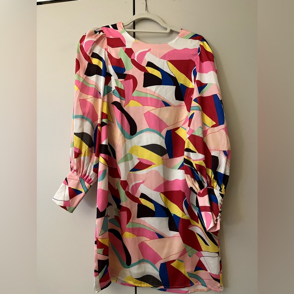 Beulah Style Multi Pink Dress- Size S- NWT